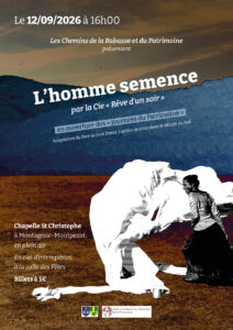 L'homme semence, spectacle autour du texte de Jean Darot