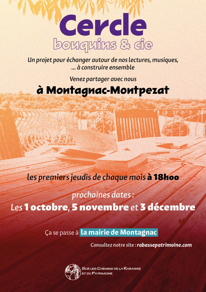 réunions du cercle à Montagnac les premiers jeudis du mois